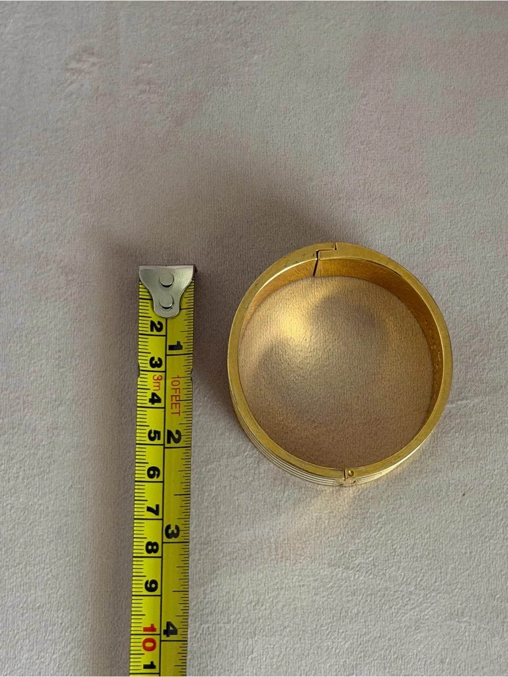 kate spade Gold Black & White Striped Bangle Bracelet